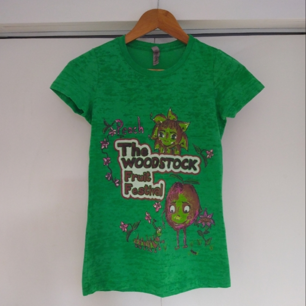 Woodstock Fruit Festival Peach Tee 🍑